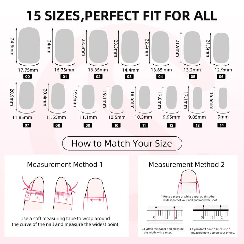 Milky White Press On Nails