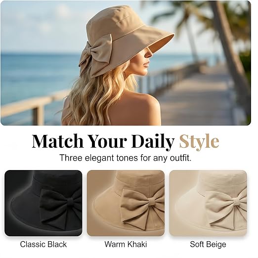Daily styling color reference for sun hat