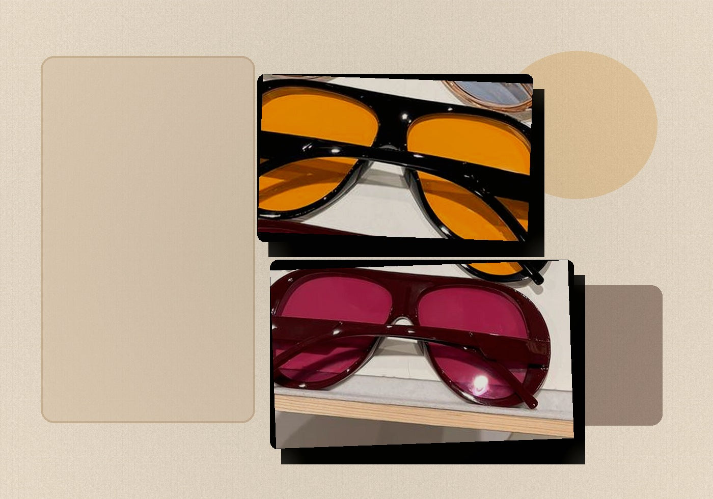 Resort lifestyle sunglasses styling