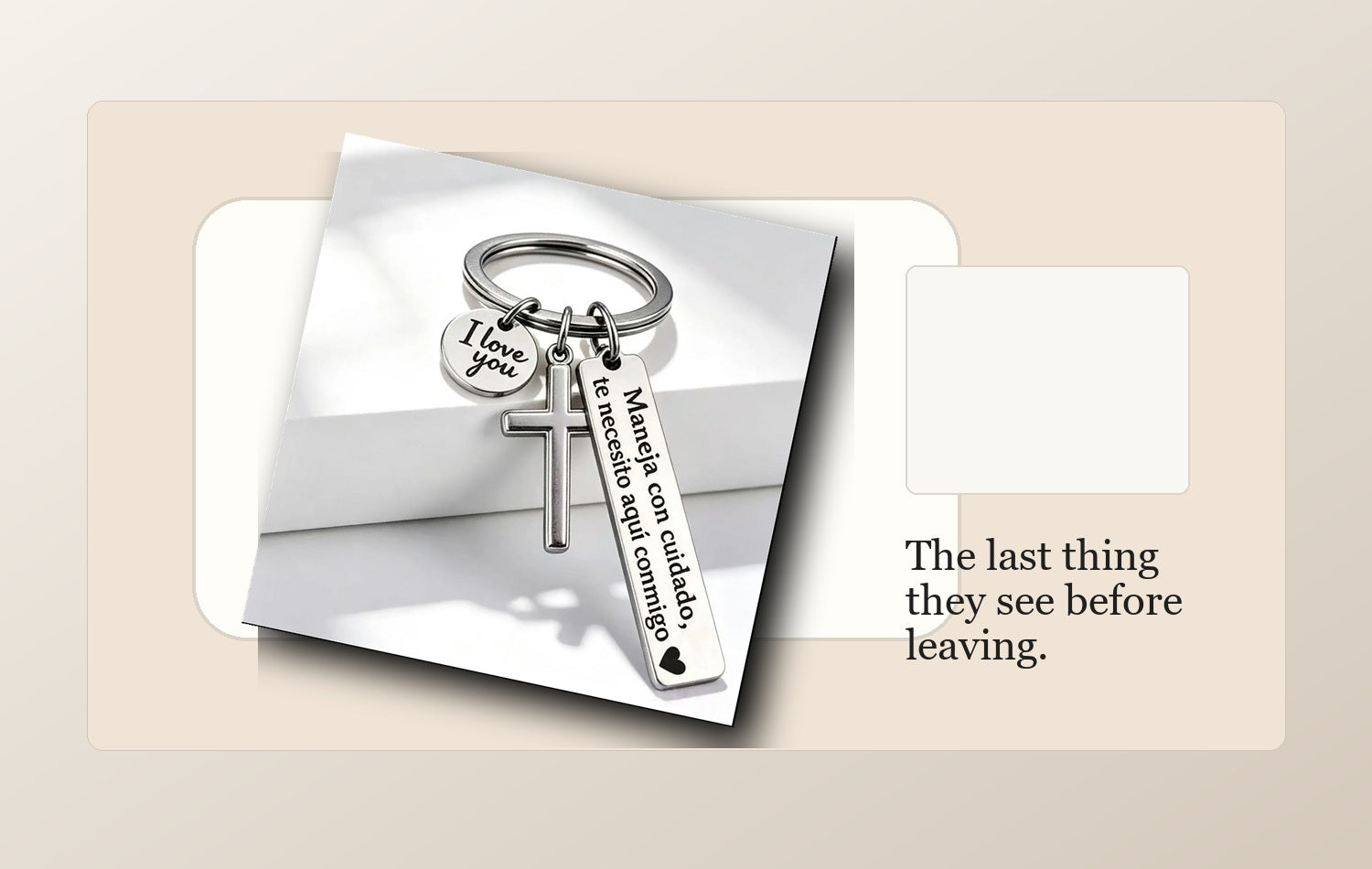 Entryway image for Spanish cross keychain